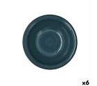 Bol Quid Vita Céramique Bleu (18 cm) (Pack 6x)