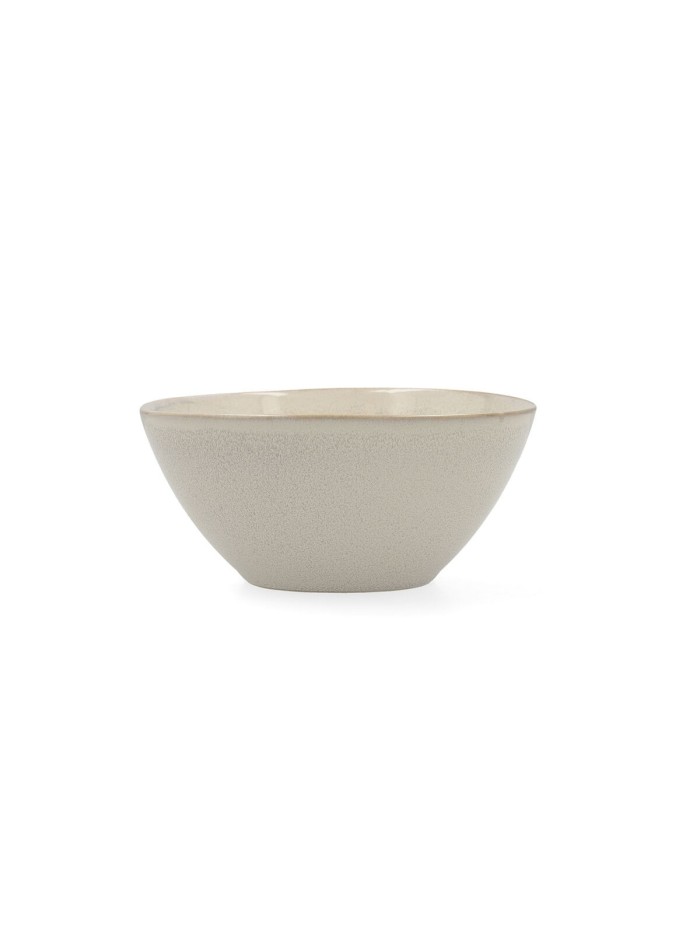 Bowl Bidasoa Ikonic Ceramic White (15,8 x 15 x 7 cm) (Pack 6x)