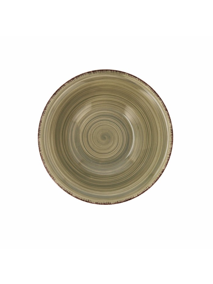 Bowl Quid Natura Vita Ceramic Green (18 cm) (Pack 6x)
