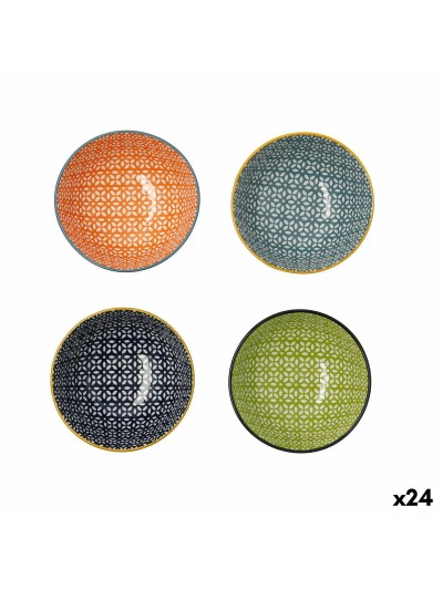 Bol Quid Pippa Multicouleur Céramique (24 Unités) (Pack 24x)