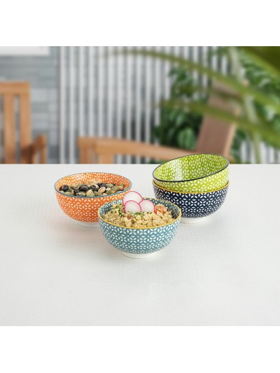 Bol Quid Pippa Multicouleur Céramique (24 Unités) (Pack 24x)