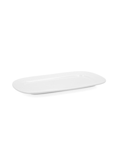 Fuente de Cocina Bidasoa Glacial Blanco Cerámica 31 x 18 cm (6 Unidades) (Pack 6x)