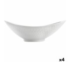 Fuente de Cocina Quid Gastro Blanco Cerámica 28,2 x 15,5 x 9 cm (4 Unidades) (Pack 4x)