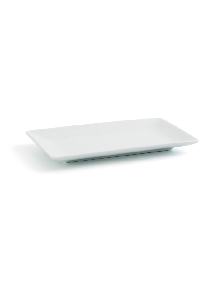 Plato Quid Gastro Fun Pequeño Blanco Cerámica 16,5 x 9,5 x 2 cm (6 Unidades) (Pack 6x)