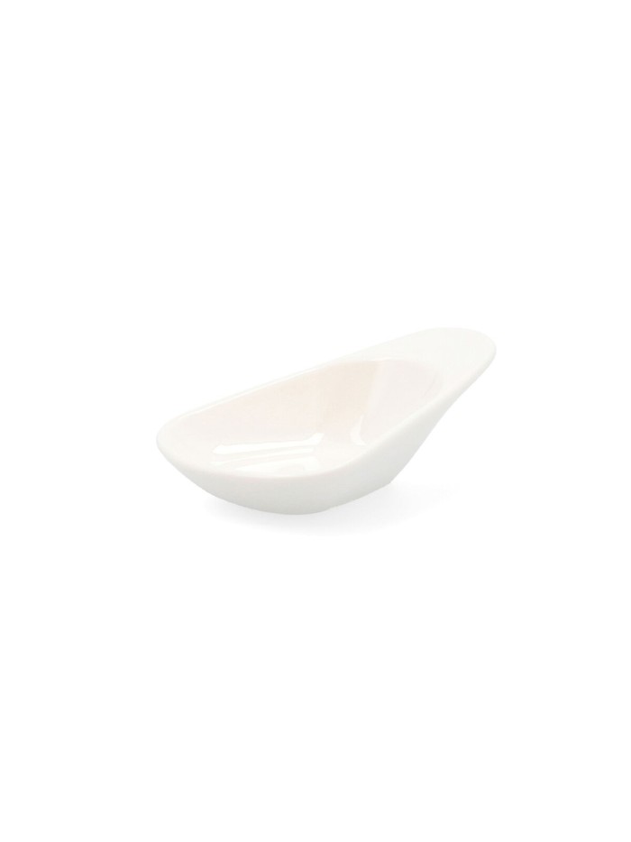 Plateau apéritif Quid Select Blanc Céramique 10,5 cm (6 Unités) (Pack 6x)