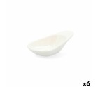 Bandeja de Aperitivos Quid Select Blanco Cerámica 10,5 cm (6 Unidades) (Pack 6x)