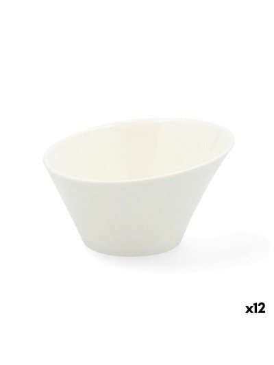 Plateau apéritif Quid Select Blanc Céramique (12 Unités) (Pack 12x)