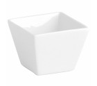 Bandeja de Aperitivos Quid Chef Blanco Cerámica (12 Unidades) (Pack 12x)