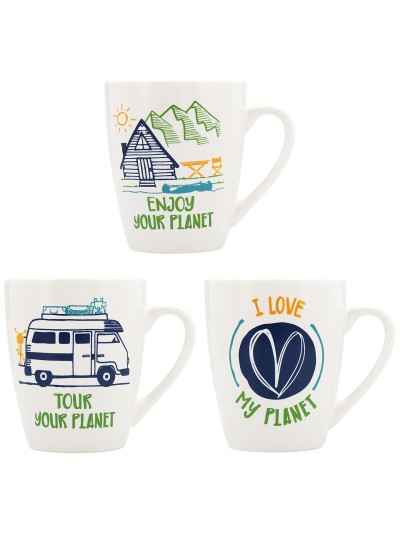 Tasse mug Quid Gretta Céramique Multicouleur 330 ml (Pack 12x)