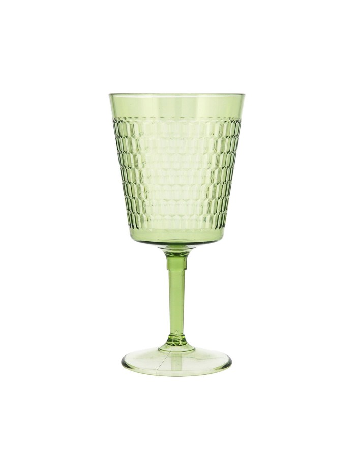 Copa de vino Quid Viba Verde Plástico 420 ml (12 Unidades) (Pack 12x)