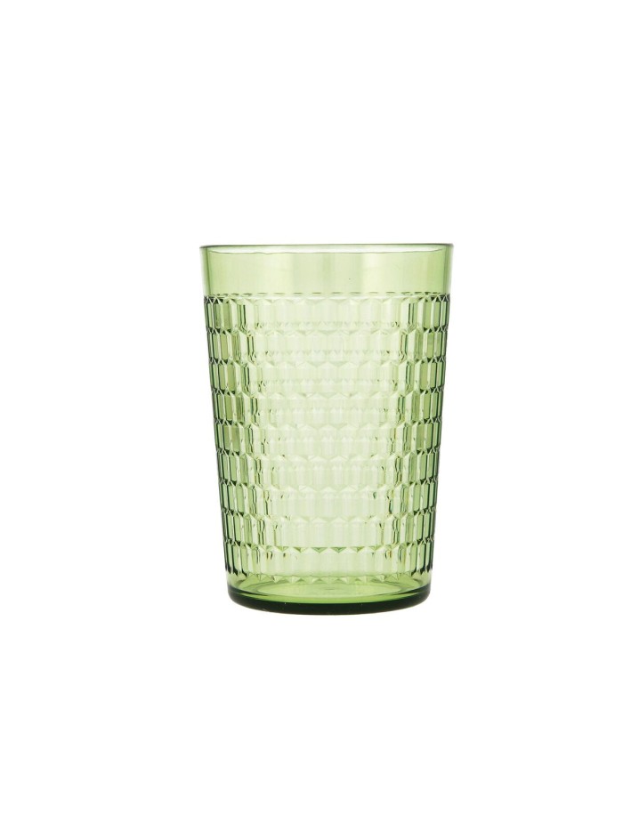 Vaso Quid Viba Verde Plástico 450 ml (12 Unidades) (Pack 12x)