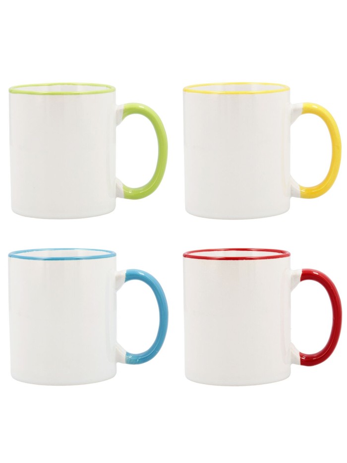 Mug Quid Bodega Ceramic Multicolour (330 ml) (Pack 12x)