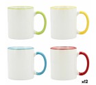 Mug Quid Bodega Ceramic Multicolour (330 ml) (Pack 12x)