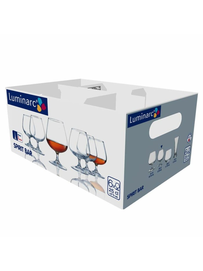 Copa de balón Luminarc Spirit Bar Transparente Vidrio 6 Unidades 250 ml (Pack 6x)