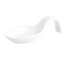 Cuchara para Cóctel Quid Chef Cerámica Blanco 10 x 5 cm (12 Unidades) (Pack 12x)