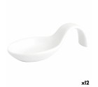 Cuillère à Cocktail Quid Chef Céramique Blanc 10 x 5 cm (12 Unités) (Pack 12x)