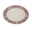 Flat plate Versa Maroon Porcelain