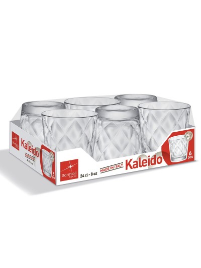 Set de Vasos Bormioli Rocco Kaleido Vidrio 250 ml