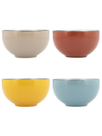 Bowl Quid Frappe Colorado Ceramic Multicolour (510 ml) (Pack 6x)