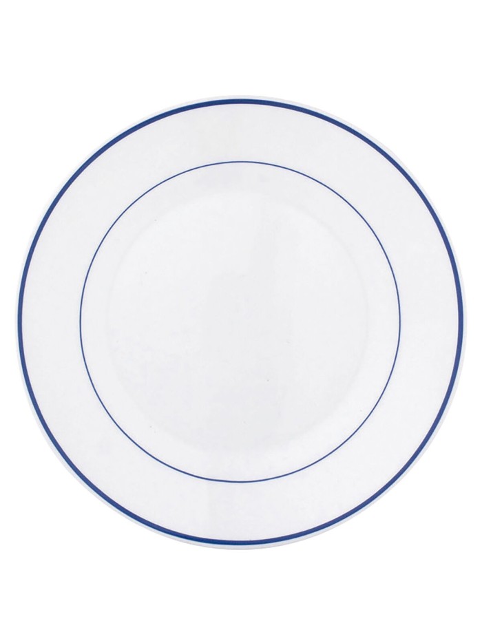 Plate set Arcoroc Rest. F/azul Dessert Bicoloured Glass 19,5 cm