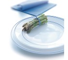 Set de Platos Arcoroc Rest. F/azul Postre Bicolor Vidrio 19,5 cm