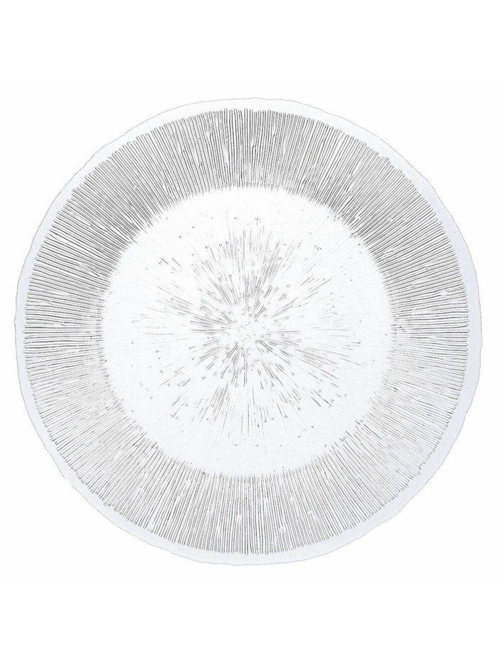 Assiette plate Quid Lonja Transparent verre (Ø 32,7 cm) (6 Unités) (Pack 6x)
