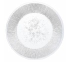 Flat plate Quid Lonja Transparent Glass (Ø 32,7 cm) (6 Units) (Pack 6x)