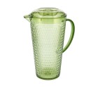 Jar with Lid and Dosage Dispenser Quid Viba Green Plastic (2,4 L)