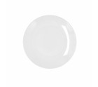 Flat plate Bidasoa Glacial Coupe Ceramic White (21 cm) (Pack 6x)