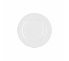 Dessert dish Bidasoa Glacial Ala Ancha Ceramic White 19 cm (12 Units) (Pack 12x)