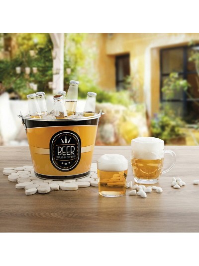 Beer Glass Luminarc Transparent Glass (36 cl) (Pack 6x)