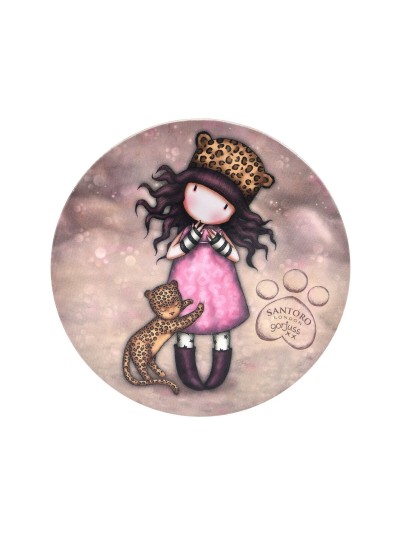 Tasse avec sous-tasse Gorjuss Purrrrrfect love Céramique Dessous de verres Tasse