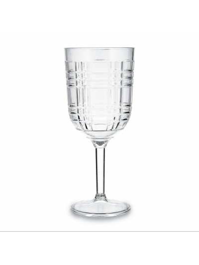 verre de vin Quid Viba Transparent Plastique 420 ml (12 Unités) (Pack 12x)