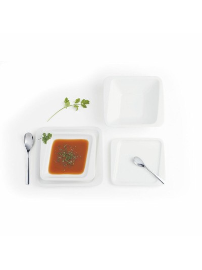 Assiette Quid Chef Baguette Céramique Blanc (25 x 12 cm) (Pack 6x)