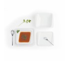 Assiette Quid Chef Baguette Céramique Blanc (25 x 12 cm) (Pack 6x)