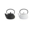 Tetera DKD Home Decor Negro Acero Inoxidable Blanco (2 Unidades)