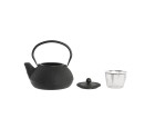 Teapot DKD Home Decor Black Stainless steel White (2 Units)