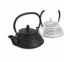 Tetera DKD Home Decor Negro Acero Inoxidable Blanco (2 Unidades)