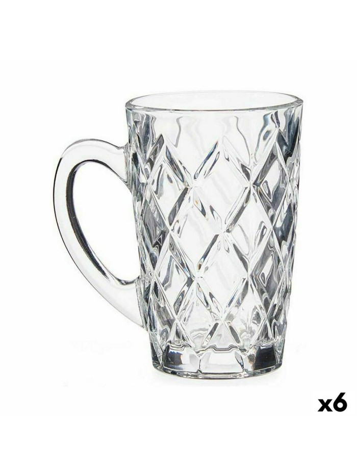 Tasse Transparent verre 6 Unités (170 ml)