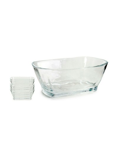 Bowl Transparent Glass 340 ml (6 Units)
