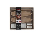 Set de Sushi DKD Home Decor 8 x 5 x 2 cm Cerámica Natural Blanco Oriental