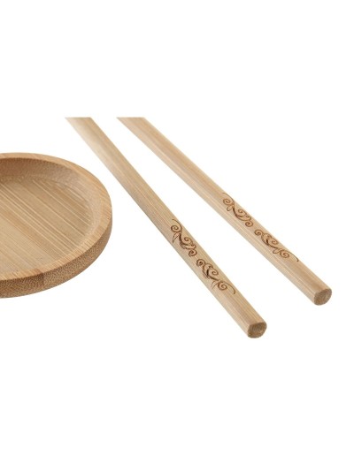 Sushi Set DKD Home Decor 24 x 0,5 x 0,5 cm Natural Oriental