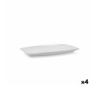 Serving Platter Quid Gastro Ceramic White (30,5 x 19,5 x 2,5 cm) (Pack 4x)
