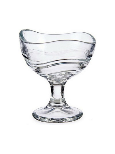 Coupe de glaces et de milkshakes Transparent verre 6 Unités (135 ml)