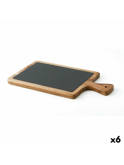 Bandeja de Aperitivos La Bouchée Aram 34 x 18 x 1,5 cm (6 Unidades) (Pack 6x)