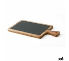 Bandeja de Aperitivos La Bouchée Aram 34 x 18 x 1,5 cm (6 Unidades) (Pack 6x)