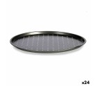 Bandeja para Horno Pizza Gris Acero al carbono 33 x 1 x 33 cm (24 Unidades)