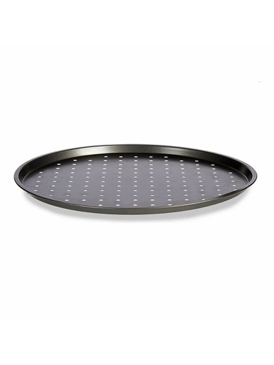 Bandeja para Horno Pizza Gris Acero al carbono 33 x 1 x 33 cm (24 Unidades)