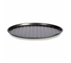 Bandeja para Horno Pizza Gris Acero al carbono 33 x 1 x 33 cm (24 Unidades)