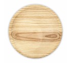 Plato Llano Madera Ø 22 cm Pulpo